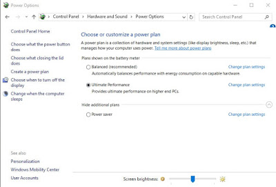 Cara Mengaktifkan Mode Ultimate Performance Power Plan di Windows 10