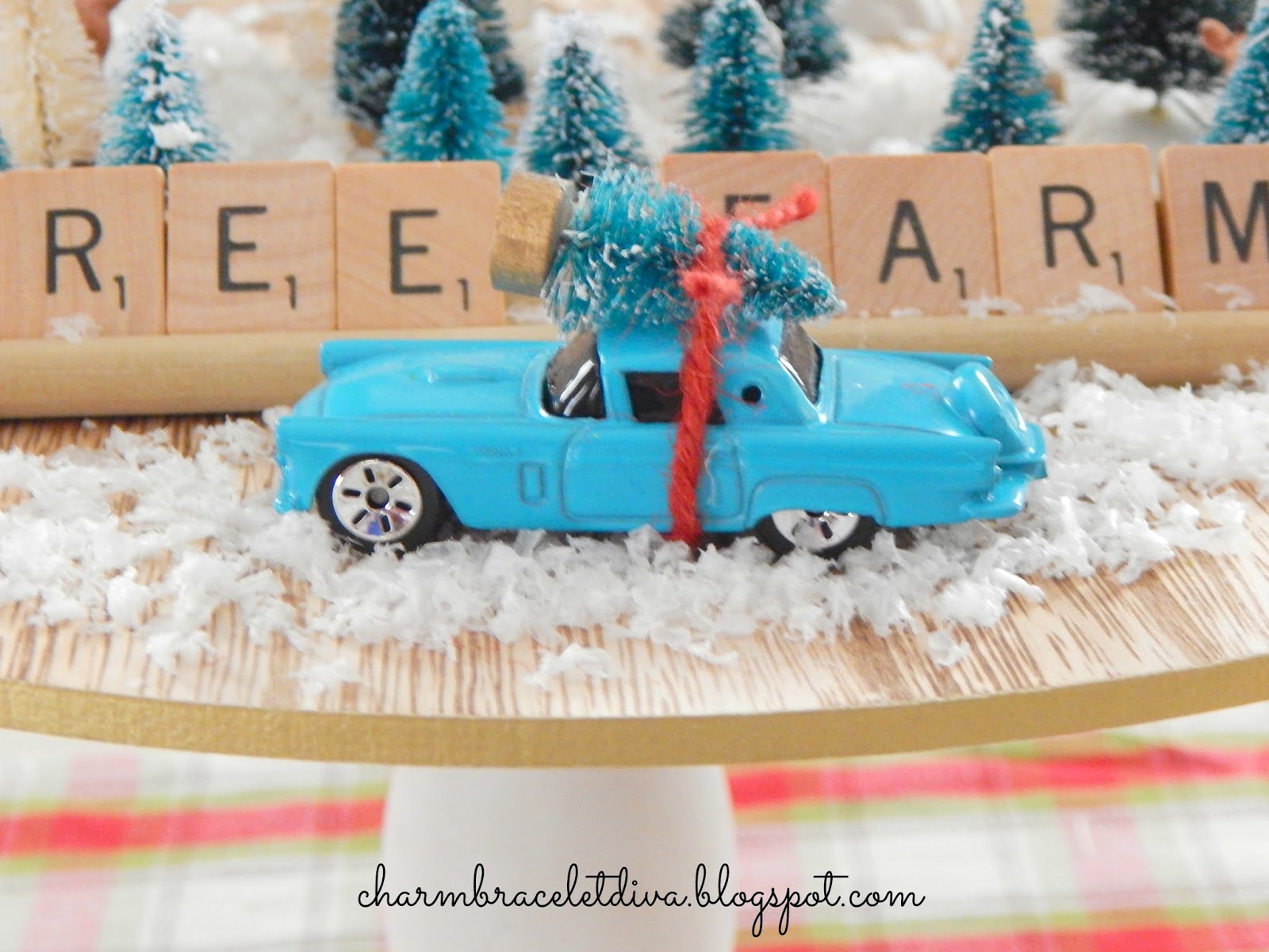 Our Hopeful Home DIY VintageInspired Bottle Brush Christmas Tree Farm