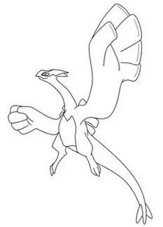 Lugia Legendary Pokemon Coloring Pages Free Pokemon