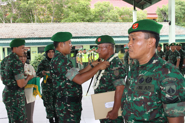 Pesan Dandim Sragen, Saat Pimpin Acara Korp Raport MPP Dan Masuk Satuan Anggota Baru