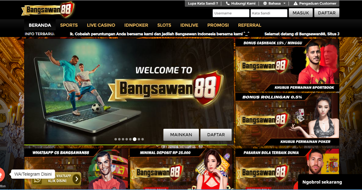 BANGSAWAN88 | Agen Bola Terpercaya