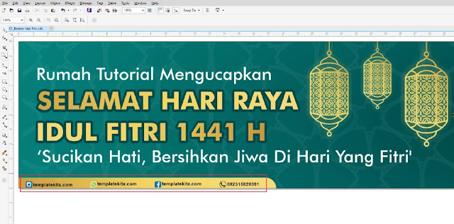 Download Spanduk Idul Fitri CDR CorelDraw Download Spanduk Idul Fitri CDR CorelDraw