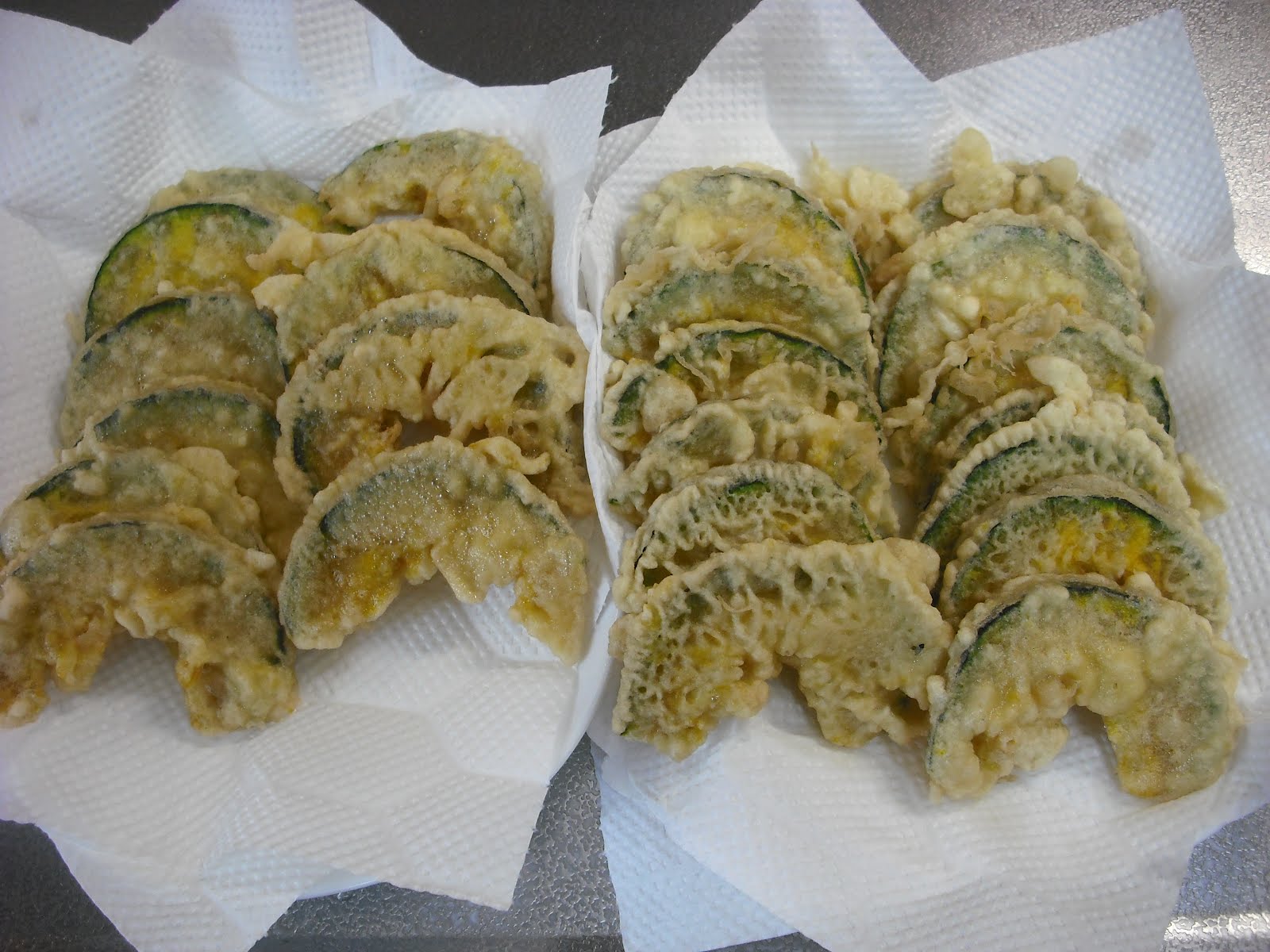 Hiroyuki's Blog on Japanese Cooking Bocchan Kabocha Tempura/坊ちゃんかぼちゃの天ぷら