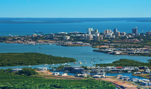 Foto aérea da cidade de Darwin - Austrália
