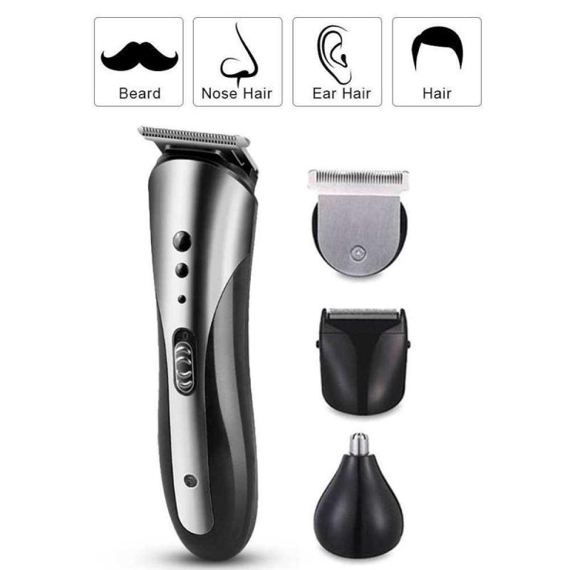 Tông Đơ Kemei KM-1407 3 trong 1 pin sạc – cắt tóc, cạo râu, tỉa lông mũi MQ073