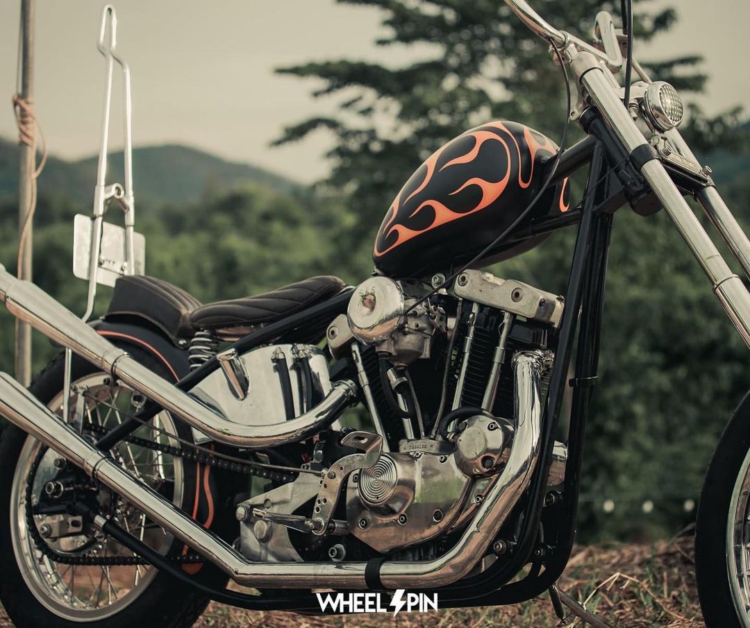 Hell Kustom Harley Davidson Ironhead By Vintage Helmet Thailand