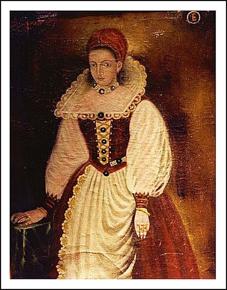 Copia del retrato original perdido de 1585 de Elizabeth Báthory Copia del retrato original perdido de 1585 de Elizabeth Báthory