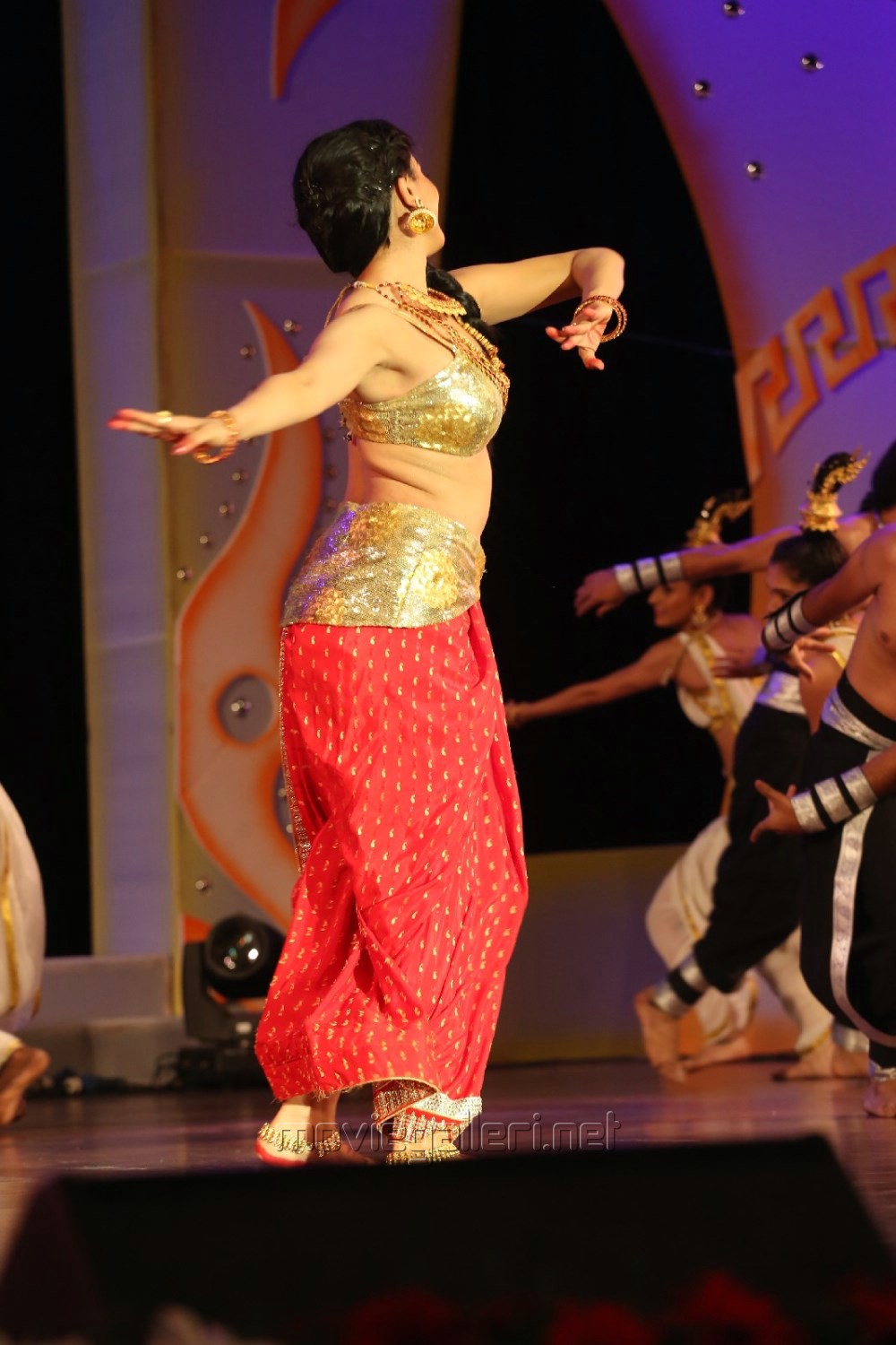 Actress Stills Folk Dance Dress Actress Pooja Kumar Hot In Designer Costumes