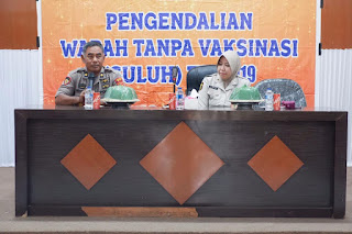 Bid Dokkes Polda Sulsel di Mapolres Wajo  Sosialisasi Pengendalian Wabah Tanpa Vaksin 