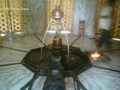 A shivlingam at the Raman Reti, Gokul-Mathura,Uttar Pradesh