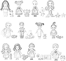 Disney Animators Gift Set coloring pages coloring.filminspector.com