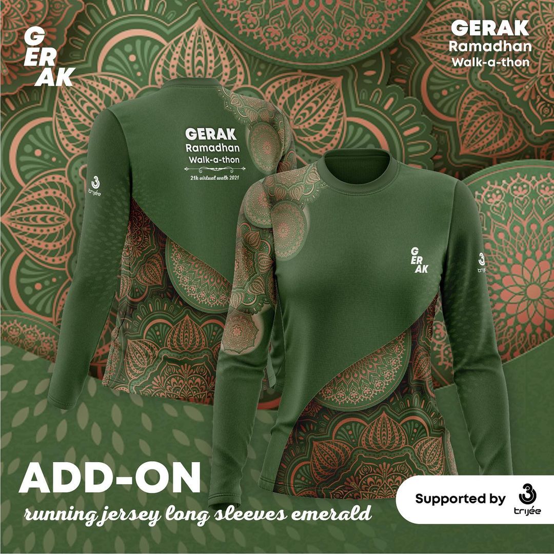Long Jersey 🔍 GERAK Ramadhan Walk-A-Thon • 2021 Long Jersey 👕 GERAK Ramadhan Walk-A-Thon • 2021