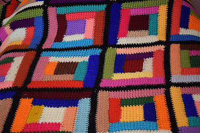 2 - Crochet Imagen Colcha de restos de lana a crochet y ganchillo por Majovel Crochet