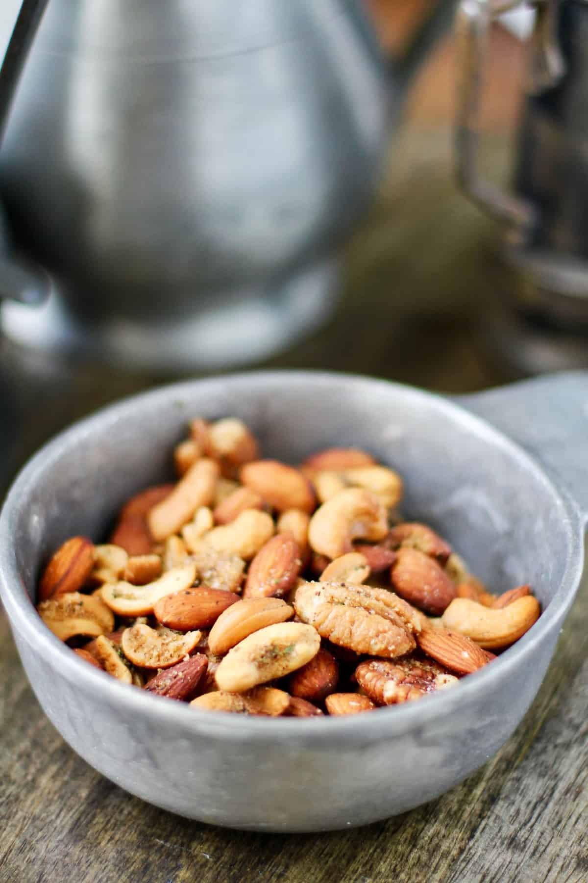 Sweet and Spicy Roasted Nuts Karen's Kitchen Stories