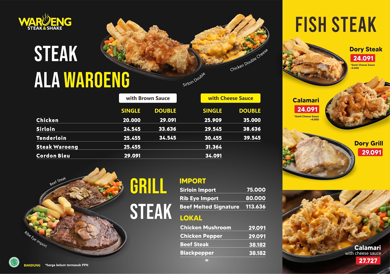 Review Menu Baru Steak Sambal Korek Di Waroeng Steak