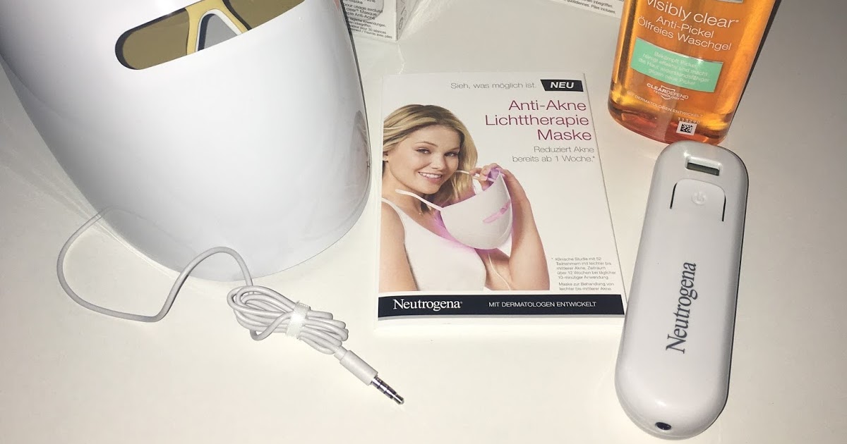 Neutrogena Visibly Clear Anti Akne Lichttherapie Maske lovelynicoline.blogspot.com