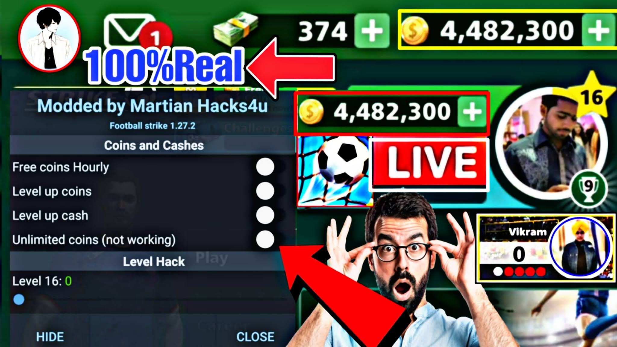 football strike 1.27.2 mod menu