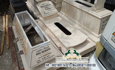 Kijingan Batu Marmer Tulungagung, Makam Model Marmer