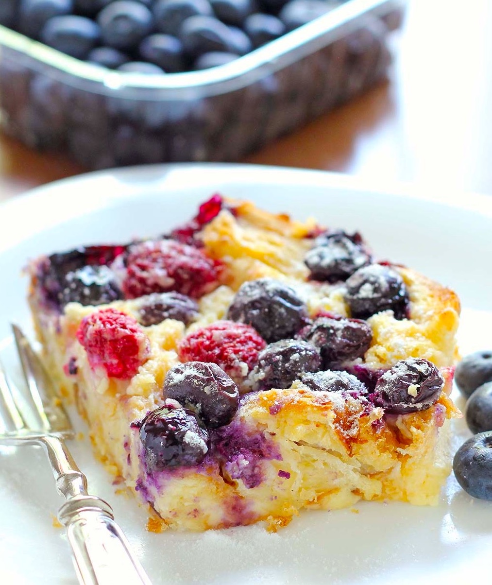 Delicious Blueberry Croissant Bake Joki's Kitchen