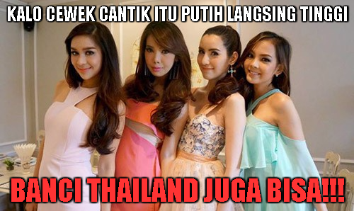 Kalau Cewek Cantik Itu Putih Langsing Tinggi, Banci Thailand Juga Bisa!!!