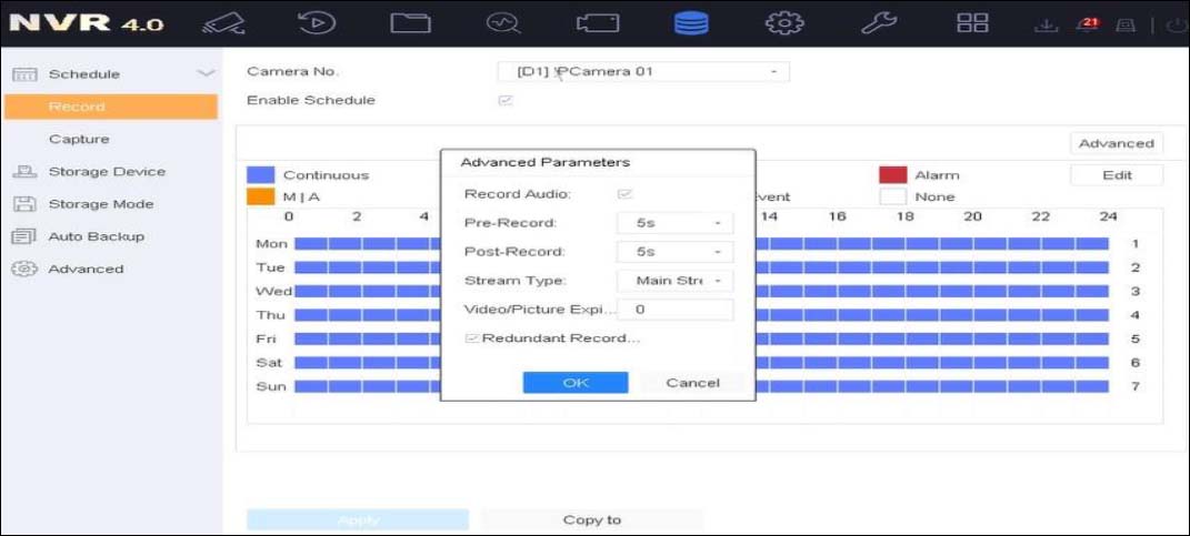 Hikvision Redundancy Record