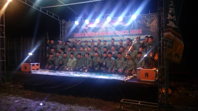 Danramil12/Manisrenggo Kapten Inf Basuki menghadiri undangan pelantikan pengurus MWC NU