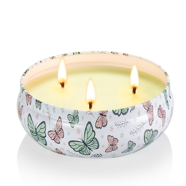 tin box decorative scented candle