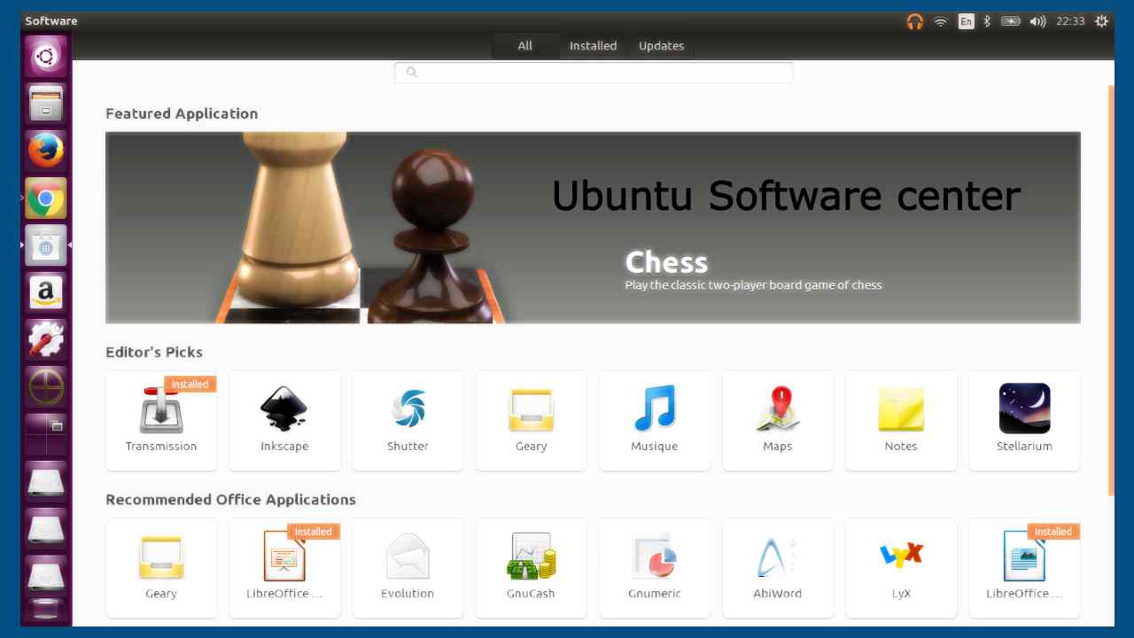 Ubuntu Software center
