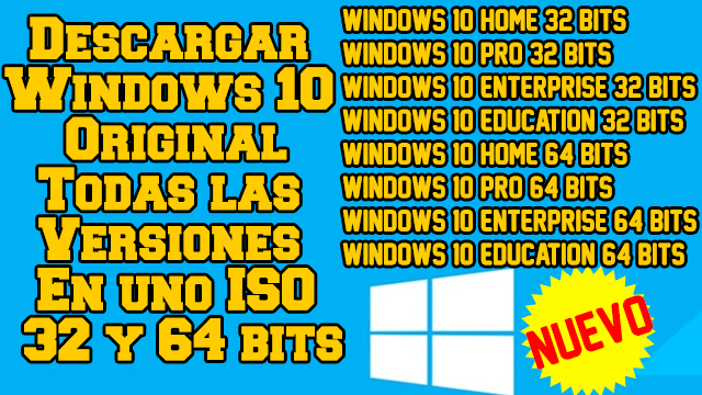 Descargar Windows 10 Final En Español Original Todas la s Versiones En ...