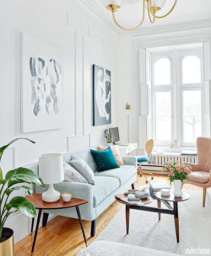 Inside a bright and airy Montreal studio with a Parisian flair!