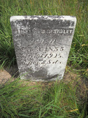 Zerelda McKinley's tombstone