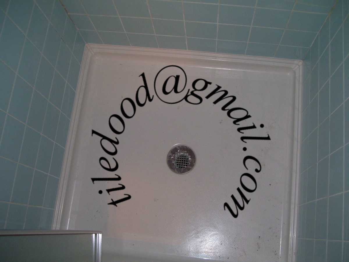 Tile the World! Cracked and Leaking Acrylic Shower Pan Repair Upstate SC