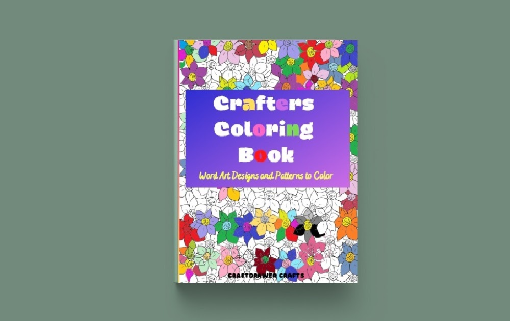 Check out the New Coloring Book for Craft Lovers Filled with Over 40