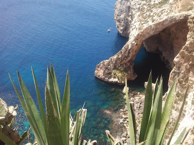 Blue Grotto Cliffs Nature Sea Malta