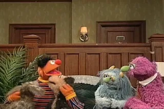 Ernie, Humphrey and Ingrid count the puppies. Sesame Street 123 Count with Me