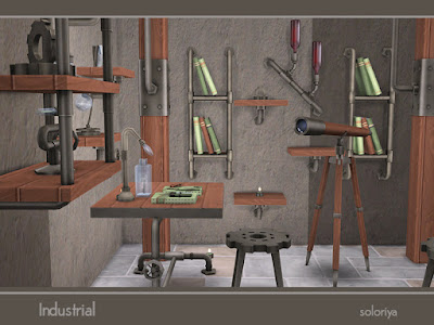 Кабинет и библиотека — наборы мебели и декора для Sims 4 со ссылками для скачивания