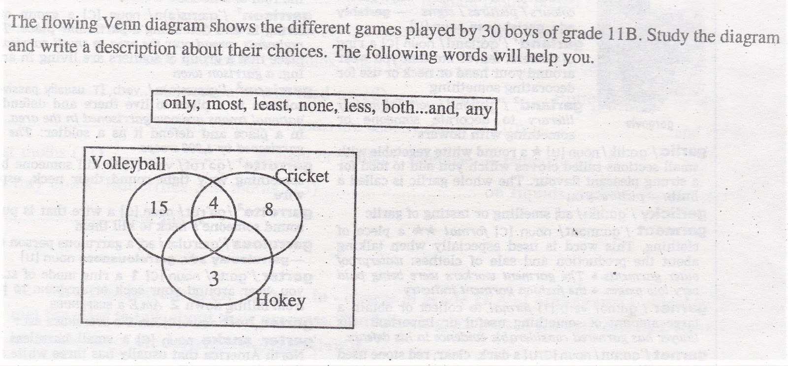 English Model Activities O L Describing Graphs