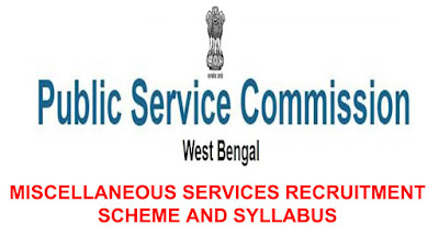 MISCELLANEOUS SERVICES RECRUITMENT SCHEME AND SYLLABUS