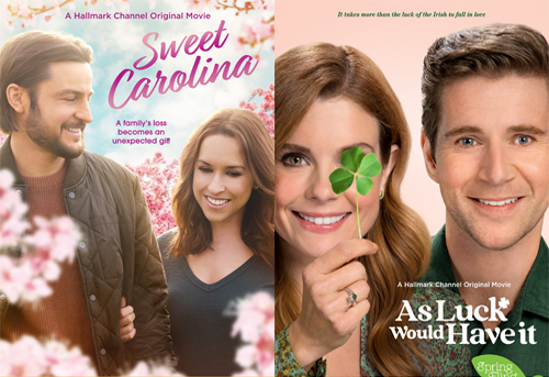 Its a Wonderful Movie - Your Guide to Family and Christmas Movies on TV:  NEW Hallmark Movies on DVD - SWEET CAROLINA and AS LUCK WOULD HAVE IT!  Details Here: