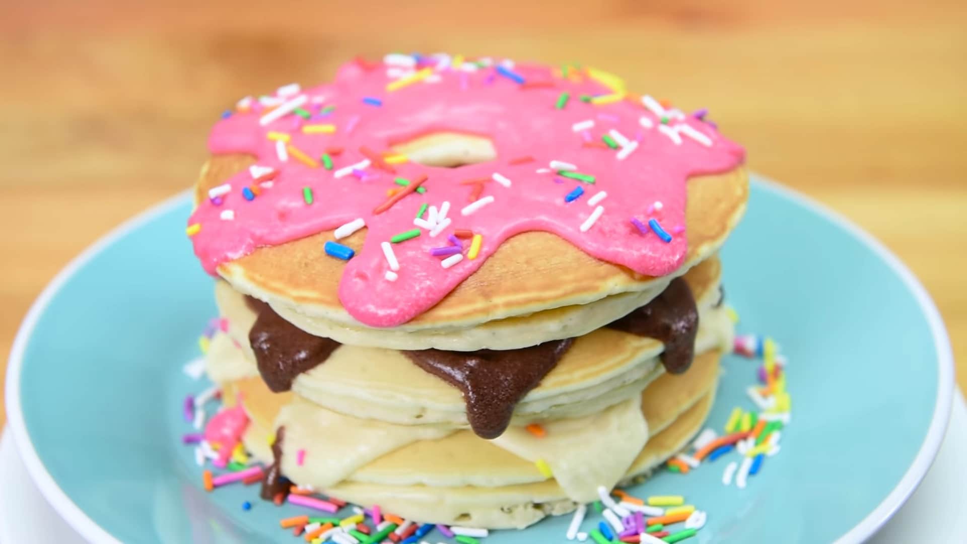 How to make Donut Pancakes (Doughnut Pancakes)