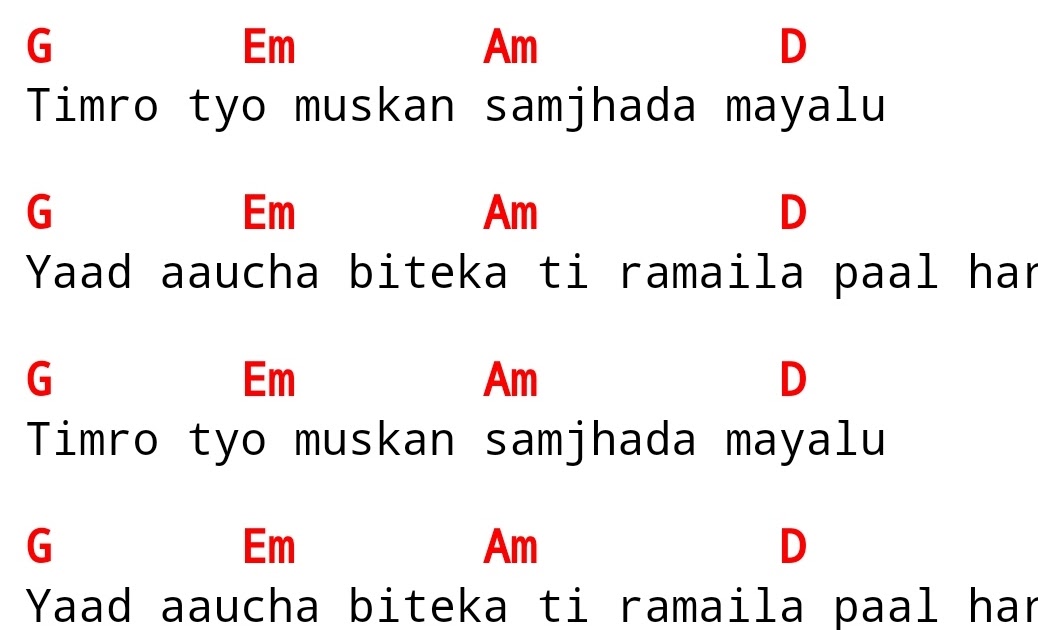 Easy Guitar Chord K DINA SAKCHU RA LYRICS WITH GUITAR CHORD AXIX BAND