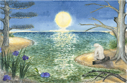 paintings waiting walk wallpapers