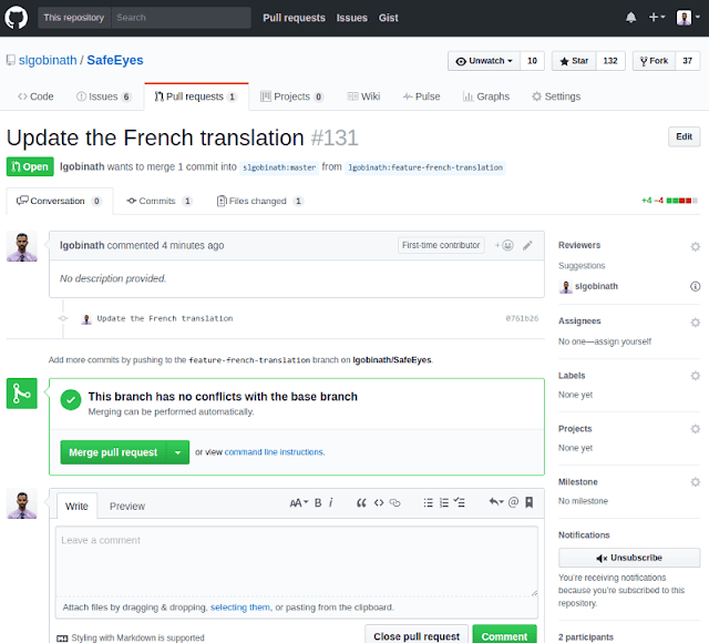 Как сделать pull request на github своего проекта
