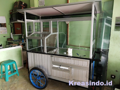 Harga Gerobak Aluminium untuk Jualan Kerang