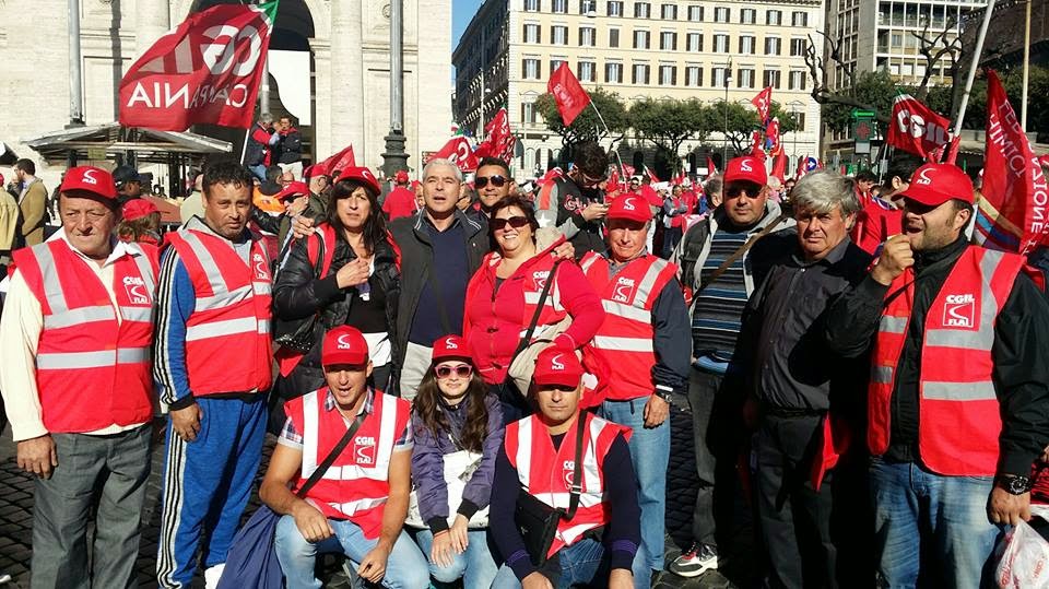 Manifestazione del 25 Ottobre a Roma