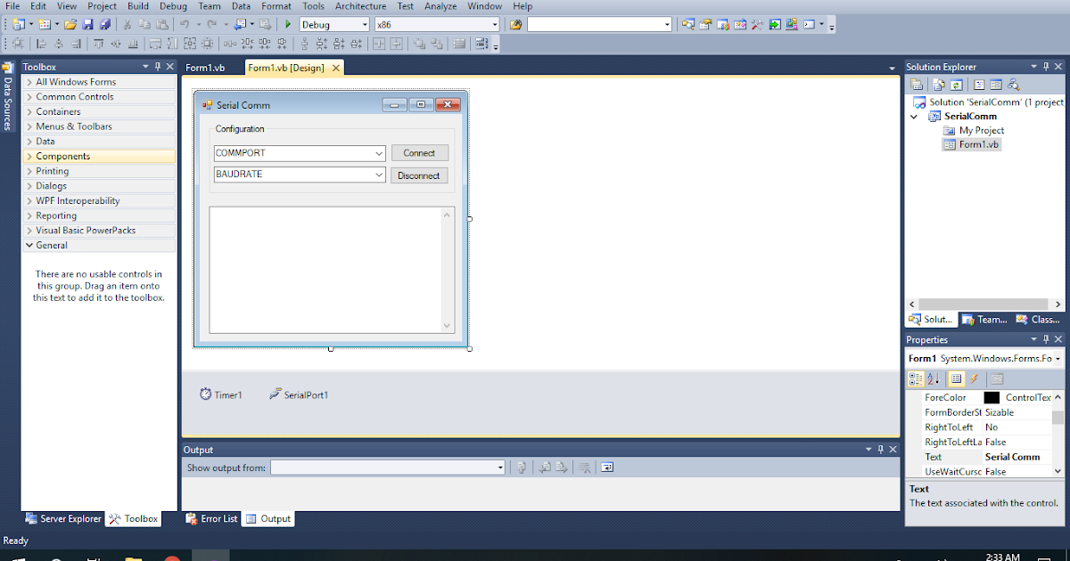 visual studio c serial port example visual studio c serial port example