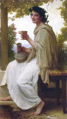 Bacchante painting William Adolphe Bouguereau