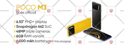 Xiaomi Poco M3 2021 SPESIFIKASI LENGKAP XIAOMI POCO M3 2021