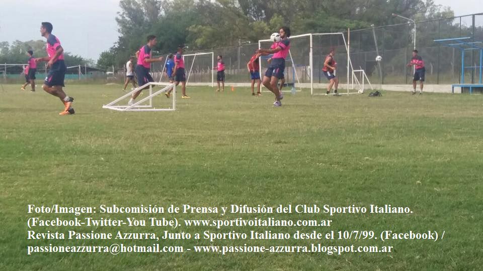 PASSIONE AZZURRA: 31/1/2017, TORNEO 1ª “C” 2016/2017: SPORTIVO ITALIANO-PRETEMPORADA.  R.CARUSO LOMBARDI: “VAMOS A INTENTAR PELEAR EL ASCENSO”.