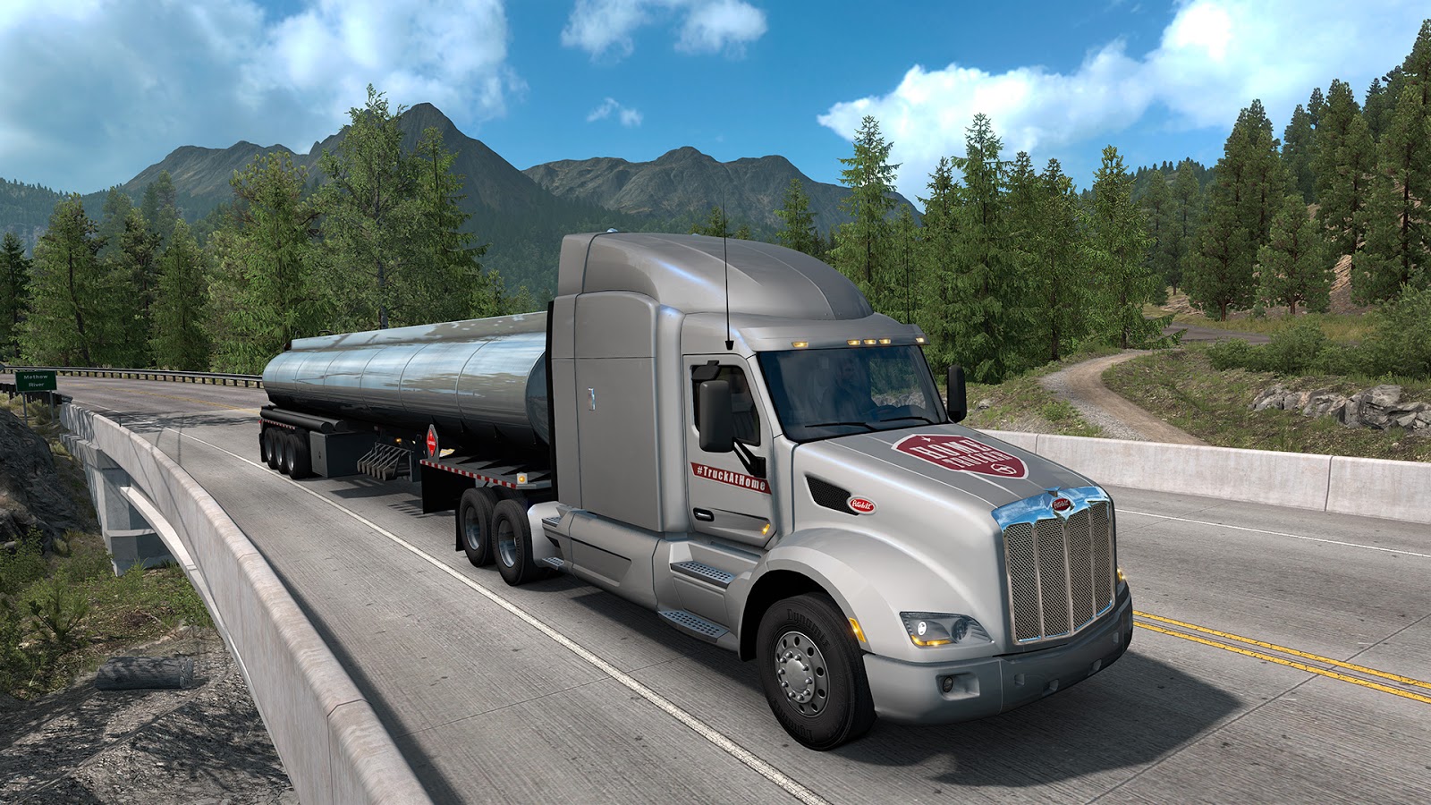 Skin Sleeping Dogs on the truck Kenworth T680 for American Truck Simulator